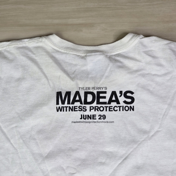 Vintage Tyler Perry’s Madea's Witness Protection Promo Shirt 2000s Size Large - Picture 9 of 9
